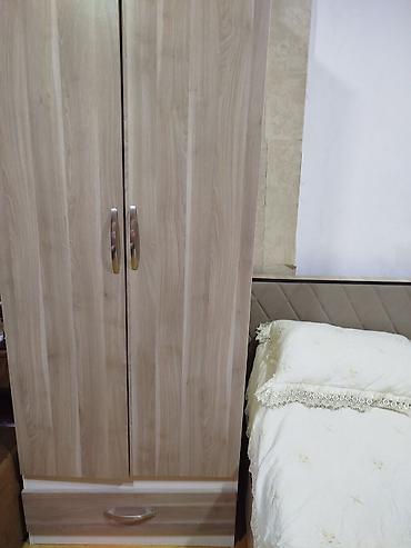 Dolablar: İki qapılı şkaf - Material: Ağac teksturalı LMDP (laminant), açıq — 2
