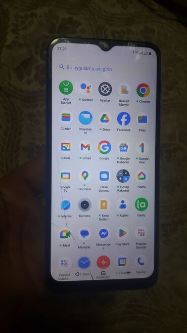 texnomart sumqayit: Realme smartfon idiyal veziyetdedi üs usesinde biraz çat var bele