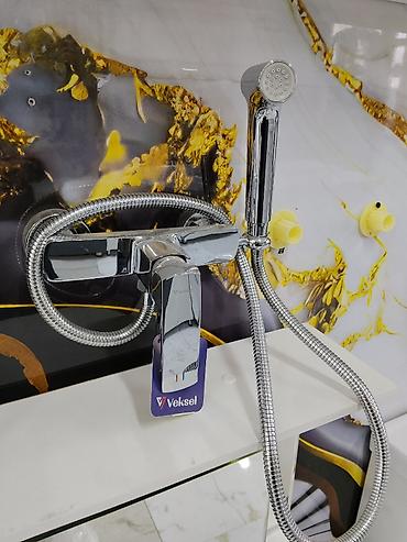 valtec kg: Смеситель для ванны и душа, Ручной душ, Установка: Наружный монтаж, Материал: Нержавейка, Функции: Без функций — 1