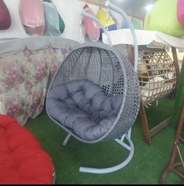 Bağ kresloları: Kokan yellencek Asilqan yellencek Asilqan kreslo Zavod istehsali Boz — 4