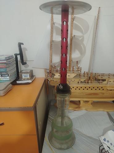 ev paltari: Nargilə komplekti - Material: Şüşə kolba, alüminium gövdə və külqabı — 1