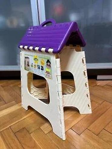 Ostali dečiji nameštaj: Preklopna plastična sklopiva stolica/tabure – HOBBY - Višenamenska — 18