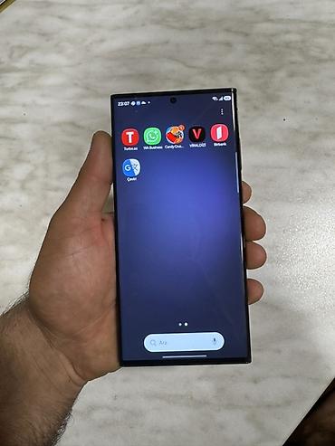 Техника и электроника: Samsung Galaxy S23 Ultra, 256 ГБ, цвет - Черный, Отпечаток пальца — 3