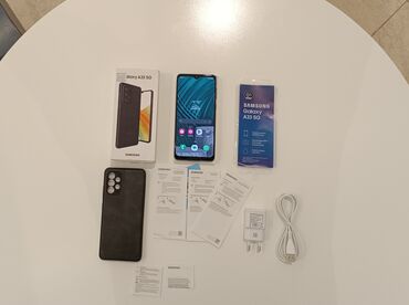 Samsung: Samsung Galaxy A33 5G, 128 ГБ, цвет - Черный, Сенсорный, Отпечаток пальца, Две SIM карты