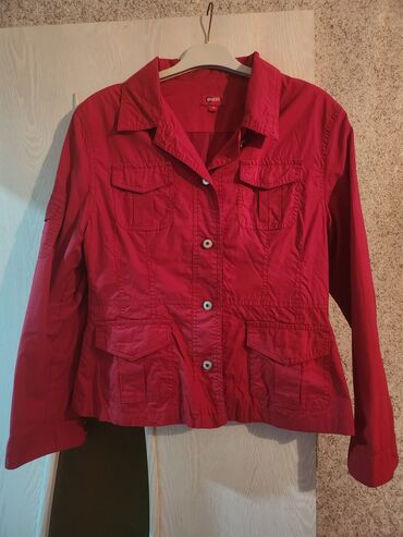 куртка zara: Женская куртка M (EU 38), цвет - Красный