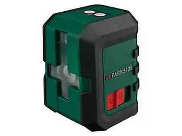 Laserski daljinomeri: PARKSIDE laserski nivelator sa aluminijumskim stativom Opis: - — 14