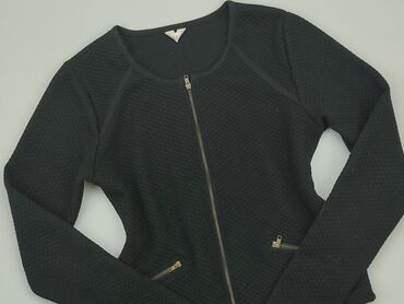 czarne bluzki dzianinowa: Sweatshirt, M (EU 38), condition - Good