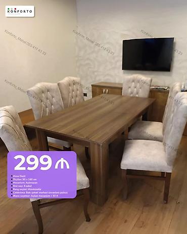 Məhsul: Masa dəsti - Qiymət: 299 ₼ (şəkildə göstərildiyi kimi) -