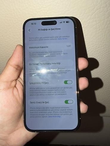 iphone 17 pro max ag: IPhone 14 Pro, 256 GB, Qızılı, Zəmanət, Barmaq izi, Face ID — 7