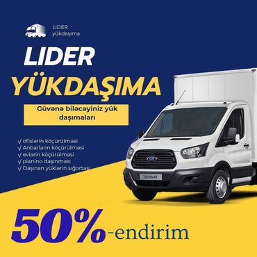 Yük daşımaları: Yük daşima xidməti,Lider yükdasima xidmeti Həftənin 7 günü 24 saat