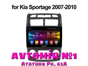 avtomobil maqnitofon: Kia sportage 2007-2010 android monitor bundan başqa hər növ