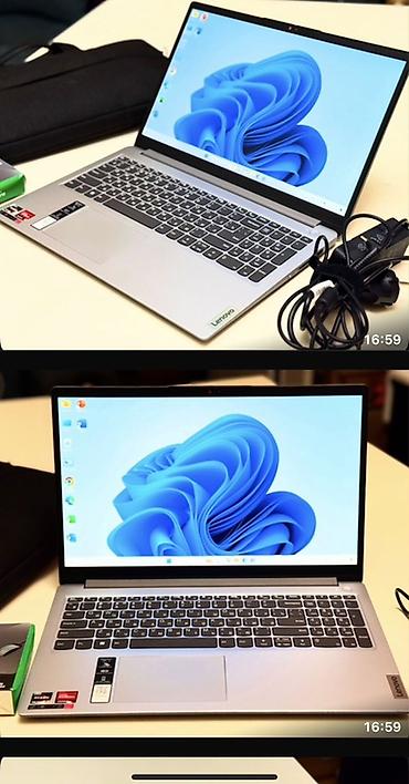 Lenovo noutbuk - Model xətti: Lenovo (15.6" ekranlı, nazik çərçivəli