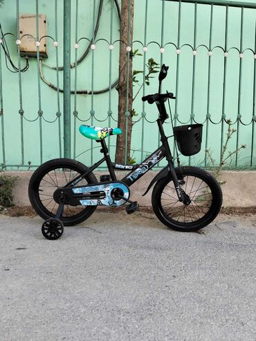 Uşaq velosipedləri: Dörd təkərli Uşaq velosipedi Toba, 16", sürətlərin sayı: 1
