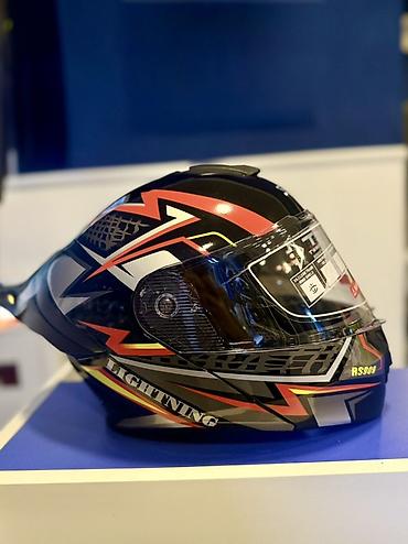 moto kaski: BK RS909 “Lightning” motosiklet dəbilqəsi - Tip: Tam üz (full-face) — 3
