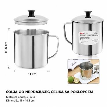 KMT Čaša od nerđajućeg čelika 2407113 - Materijal: nerđajući čelik