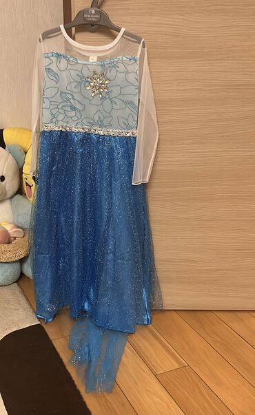 детские костюмы для танцев: Детское платье цвет - Голубой