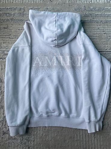 pull and: Мужская толстовка, S, Б/у, цвет - Белый, Самовывоз — 2