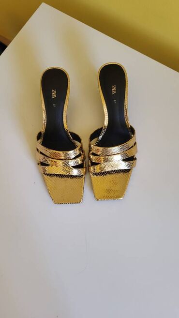 ženske sandale na petu: Fashion slippers, Zara, 36