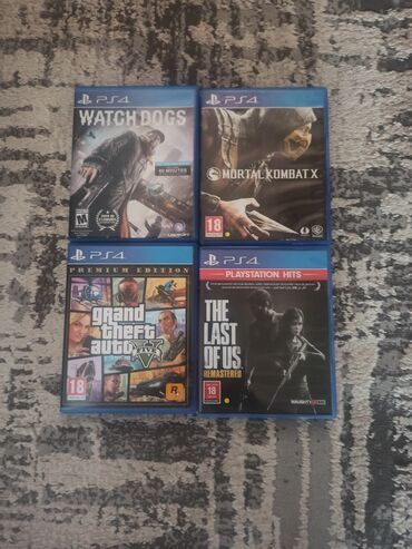 last us 2: Playstation 4 oyun diskləri satılır Hər oyun öz qiyməti var Real