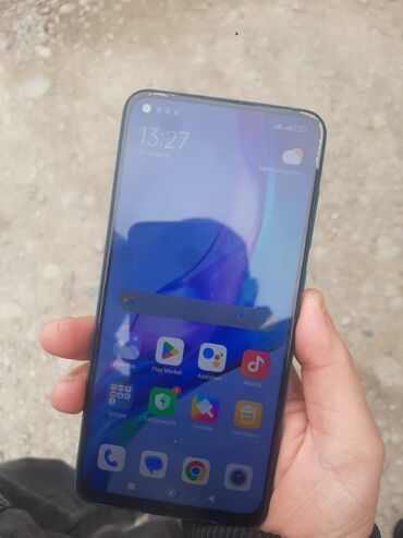 telefon kredit online: Xiaomi Redmi Note 9, 64 GB, rəng - Göy, 
 Barmaq izi, İki sim kartlı