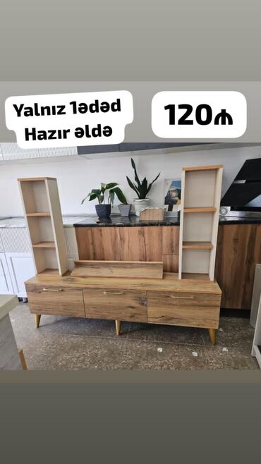 Uşaq və gənc otağı üçün dəstlər: Tv stend