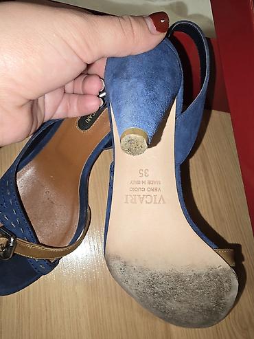 Qadın ayaqqabıları: VICARI qadın sandaleti/Vintage - Brend: SANDRO VICARI (Made in — 4