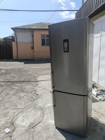 Soyuducular: 2 qapılı Hotpoint Ariston Soyuducu Satılır, rəng - Boz