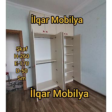 Sifarişlə dolablar: Düz dolab, Yataq otağı üçün, Paltar üçün, Açılan, Quraşdırıla bilən, 4 qapılı — 10