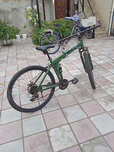 Velosipedlər: Salam velosiped açılıb bağlanan.oturacaq hissəsində amartizator ön — 1
