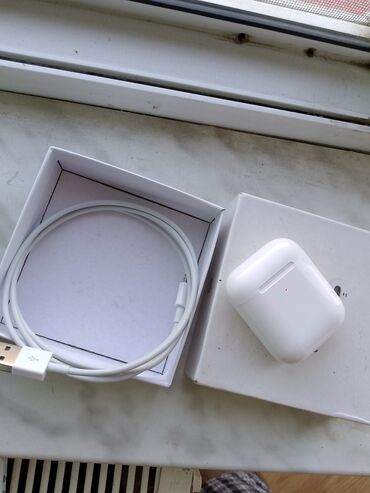 Qulaqcıqlar: İşlənmiş Simsiz (Bluetooth) Qulaqcıqlar, Apple, rəng - Ağ