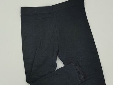 czarne rajstopy i jasne buty: Leggings for kids, George, 5-6 years, 110/116, condition - Very good