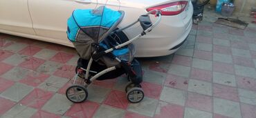 коляски в баку: Коляска-люлька несъемная, Б/у, Пол: Мальчик, Возраст: 24-30 месяцев, Самовывоз