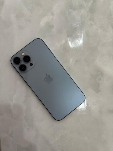 айфон 15 про макс в рассрочку: IPhone 13 Pro Max, Колдонулган, 256 ГБ, Sierra Blue, Заряддоочу түзүлүш, 81 %