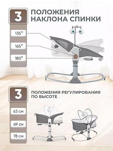 Мебель: Люлька, Б/у, Колыбель, цвет - Серый, Платная доставка, Самовывоз — 4