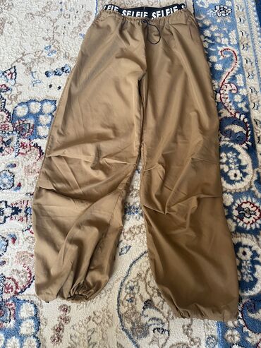 спортивные штаны адидас: Джинсы и брюки, цвет - Коричневый, Новый