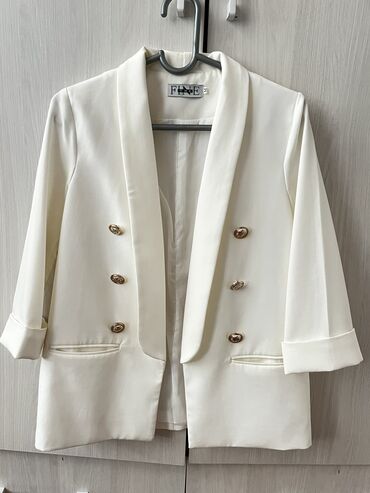 пиджак костюм женский: Пиджак, Классическая модель, Made in KG, M (EU 38)