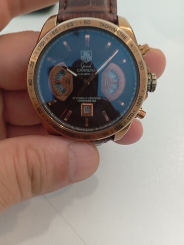 Б/у, Наручные часы, Tag Heuer, цвет - Коричневый