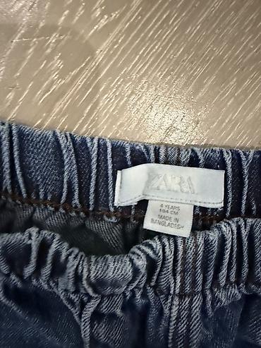 zara cins: ZARA uşaq cins şalvarı - Brend: ZARA - Ölçü: 4 yaş / 104 sm (etiketdə — 2