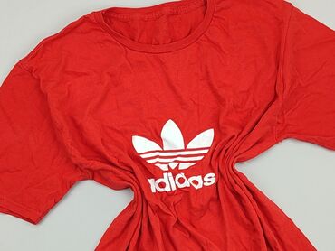 t shirty adidas pomarańczowy: T-shirt, Adidas, L, stan - Dobry