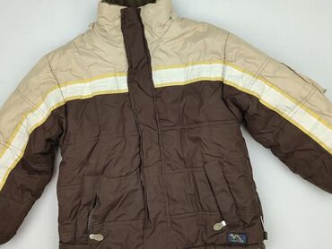 kurtka wiosenna 128 dziewczynka: Children's down jacket 9 years, Synthetic fabric, condition - Very good