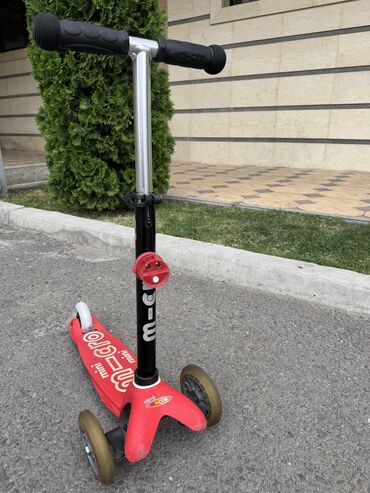 Детские самокаты: Детский самокат, Трёхколёсный, Б/у — 2