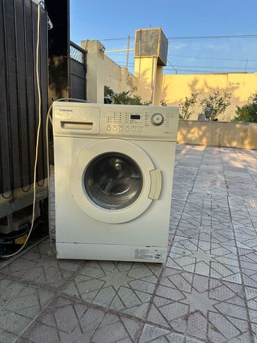 Paltaryuyan maşınlar: Paltaryuyan maşın Samsung, 5 kq, Avtomat, Qurutmasız, Kredit yoxdur