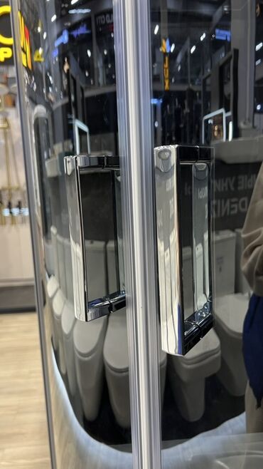 Душевые кабины: Душевая кабина Полукруглая, Размер: 90 x 90 см, Высота поддона: 15 см,Покрытие: Тонированное — 7