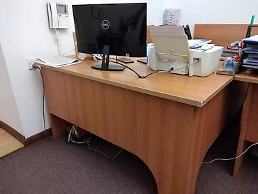 Ofis mebeli: İşlənmiş, İşçi üçün, Dördbucaq masa — 1