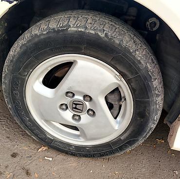 14 175 70: Срочно продаю 4 шт. Литые диски Honda + 4 шины всесезонка. разболтовка — 1