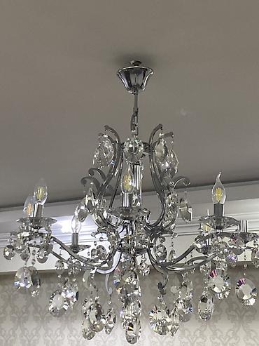 İşıqlandırma: Çılçıraq, 8 lampa, Metal — 1
