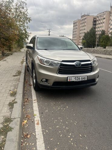 Toyota: Toyota Highlander: 2016 г., 3.5 л, Вариатор, Гибрид, Внедорожник