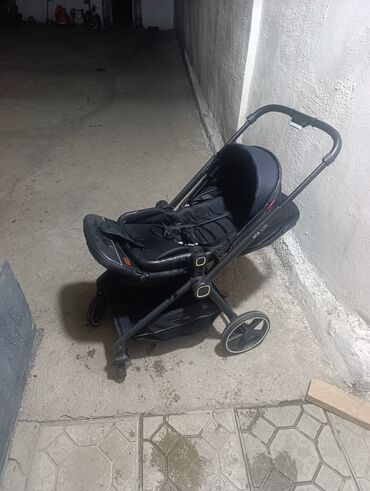 Коляски: Коляска, цвет - Черный, Б/у — 3
