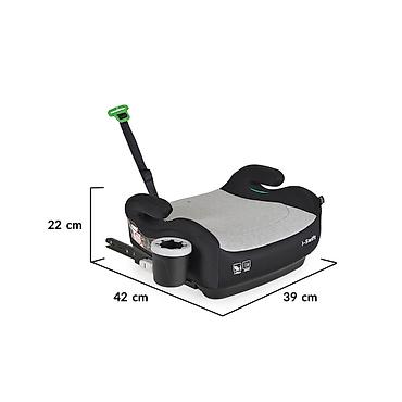 mini iphone za decu: Cangaroo Auto sedište buster I‑Swift 125–150 cm – Grey (CAN2223-70) — 1