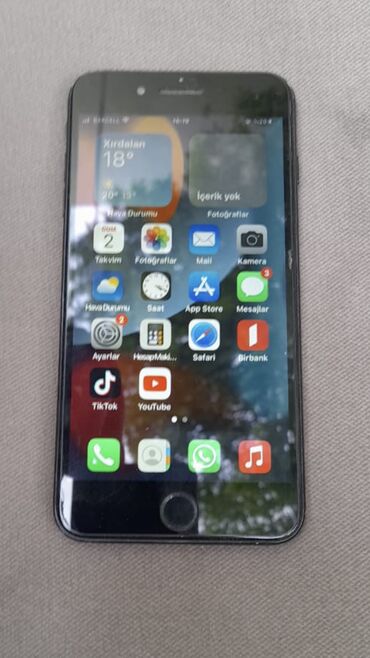 кнопочный телефон apple: IPhone 8 Plus, 128 ГБ, Black Titanium